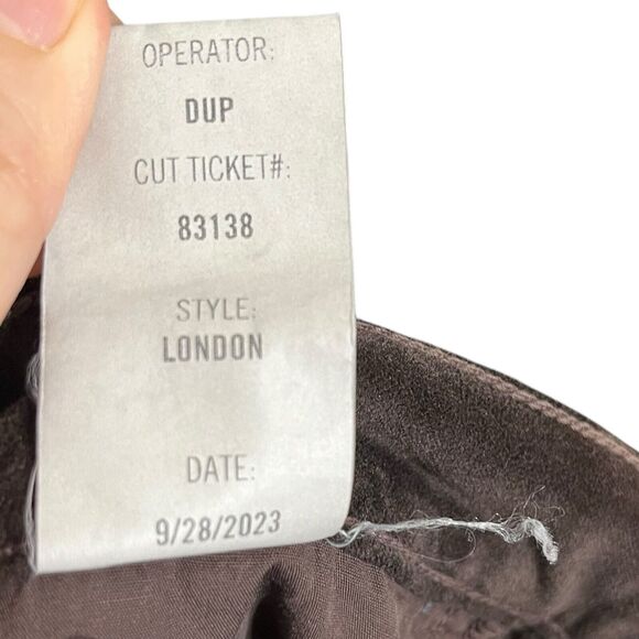 Citizens of Humanity NWT London Velvet Jeans Men’s Size 32 Brown Slim Tapered - Picture 11 of 13